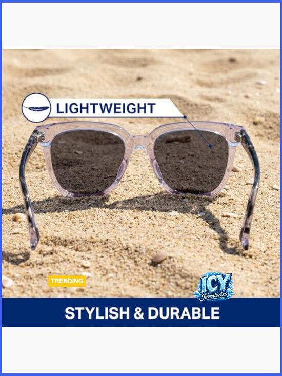 Polarized Butterfly Sunglasses with Acetate Temples – UV Protection main image 6